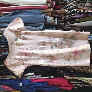 Beautiful knee length blush pink dress